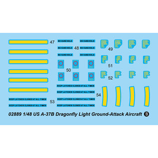 Trumpeter Cessna A-37B "Dragonfly" Light Ground-Attack Aircraft - 1:48