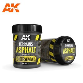 AK Interactive AK Interactive - TERRAINS ASPHALT - 250ml (Acrylic)