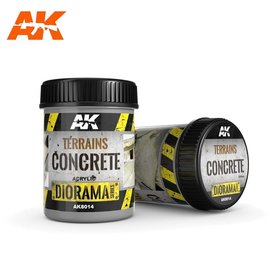 AK Interactive AK Interactive - TERRAINS CONCRETE - 250ml (Acrylic)