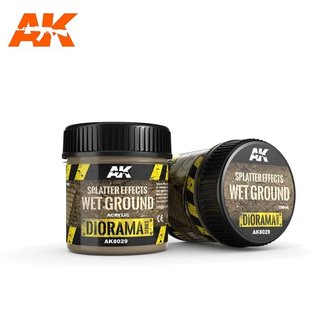 AK Interactive SPLATTER EFFECTS WET GROUND - 100ml (Acrylic)