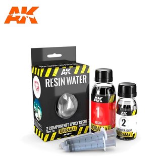 AK Interactive RESIN WATER 2-COMPONENTS EPOXY RESIN - 180ml