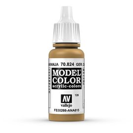 Vallejo Vallejo - Model Color - 824 - Ockerorange Tarnung (German Camo Orange Ochre), 17 ml