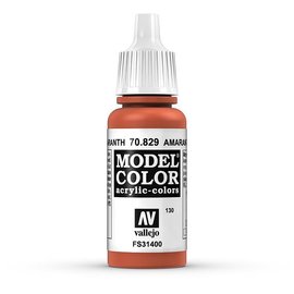 Vallejo Vallejo - Model Color - 829 - Rotorange (Amarantha Red), 17 ml