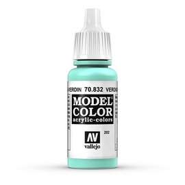Vallejo Vallejo - Model Color - 832 - Lasurtürkis (Verdigris Glaze), 17 ml