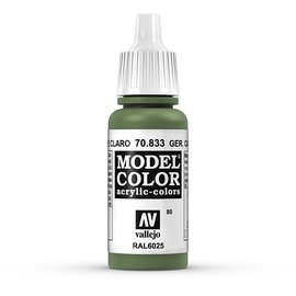 Vallejo Vallejo - Model Color - 833 - Hellgrüne Tarnung (German Camo Bright Green), 17 ml