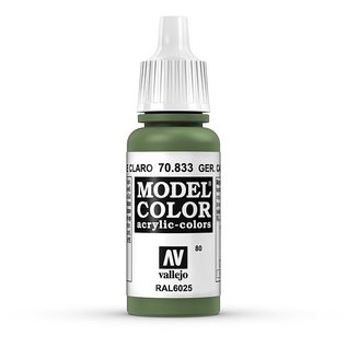 Vallejo Model Color - 833 - Hellgrüne Tarnung (German Camo Bright Green), 17 ml