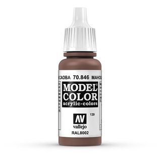 Vallejo Model Color - 846 - Mahagonibraun (Mahogany Brown), 17 ml