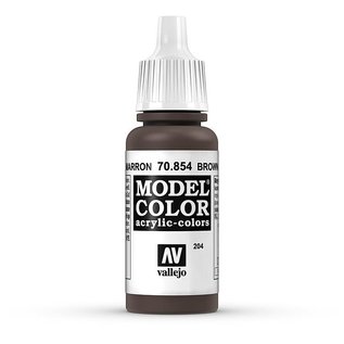 Vallejo Model Color - 854 - Lasurbraun (Brown Glaze), 17 ml