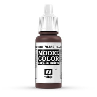 Vallejo Model Color - 859 - Schwarzrot (Black Red), 17 ml