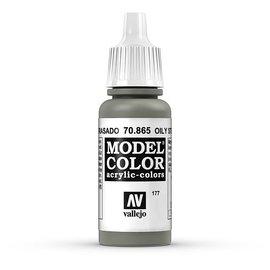 Vallejo Vallejo - Model Color - 865 - Geölter Stahl (Oily Steel), 17 ml