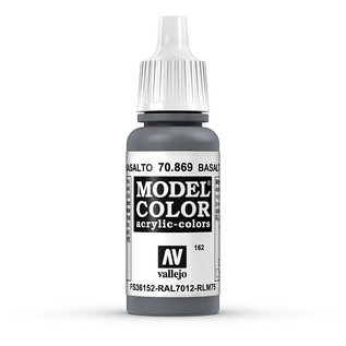 Vallejo Model Color - 869 - Basaltgrau (Basaltgrey), 17 ml