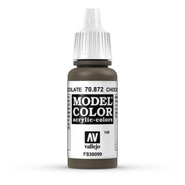 Vallejo Vallejo - Model Color - 872 - Schokoladen Braun (Chocolate Brown), 17 ml