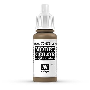 Vallejo Model Color - 873 - Erdbraun (US Field Drab), 17 ml