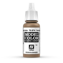 Vallejo Vallejo - Model Color - 874 - Dunkel Erdbraun (USA tan- Earth), 17 ml