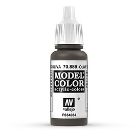 Vallejo Vallejo - Model Color - 889 - Olivbraun (USA Olive Drab), 17 ml