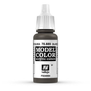 Vallejo Model Color - 889 - Olivbraun (USA Olive Drab), 17 ml