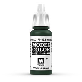 Vallejo Vallejo - Model Color - 892 - Gelbolivgrün (Yellow Olive), 17 ml