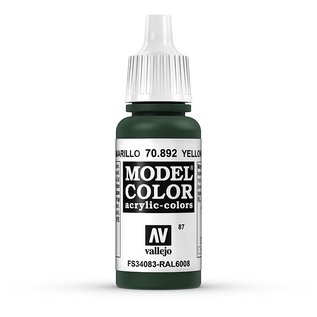 Vallejo Model Color - 892 - Gelbolivgrün (Yellow Olive), 17 ml