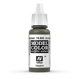 Vallejo Vallejo - Model Color - 893 - Dunkelgrün USA (US Dark Green), 17 ml