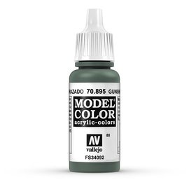 Vallejo Vallejo - Model Color - 895 - Panzergrün (Gunship Green), 17 ml