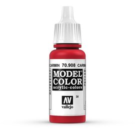 Vallejo Vallejo - Model Color - 908 - Karminrot (Carmine Red), 17 ml