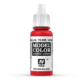 Vallejo Vallejo - Model Color - 909 - Verkehrsrot (Vermillion), 17 ml