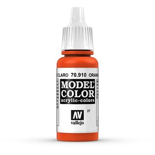 Vallejo Model Color - 910 - Blutorange (Orange Red), 17 ml