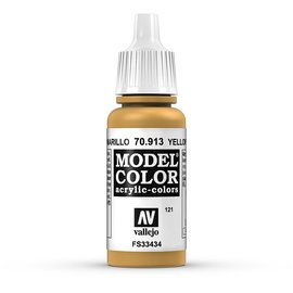Vallejo Vallejo - Model Color - 913 - Ockergelb (Yellow Ochre), 17 ml