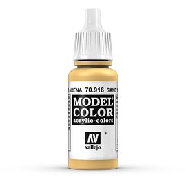 Vallejo Vallejo - Model Color - 916 - Sandgelb (Sand Yellow), 17 ml