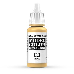 Vallejo Model Color - 916 - Sandgelb (Sand Yellow), 17 ml