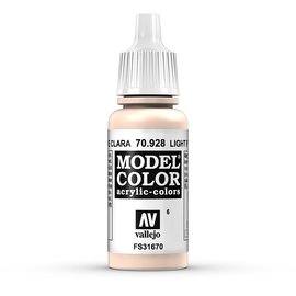 Vallejo Vallejo - Model Color - 928 - Helle Hautfarbe (Light Flesh), 17 ml