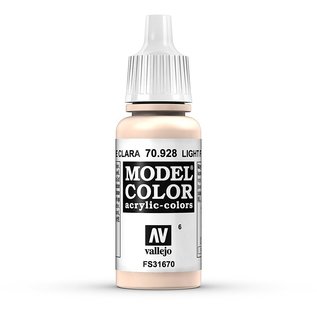 Vallejo Model Color - 928 - Helle Hautfarbe (Light Flesh), 17 ml