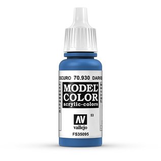 Vallejo Model Color - 930 - Brilliant Blau (Darkblue), 17 ml