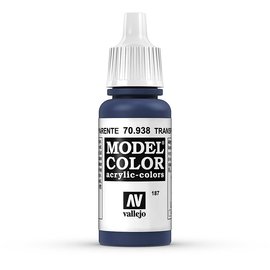 Vallejo Vallejo - Model Color - 938 - Transparent Blau, 17 ml