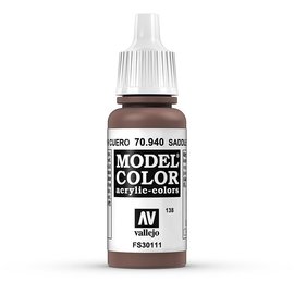 Vallejo Vallejo - Model Color - 940 - Lehmbraun (Saddle Brown), 17 ml