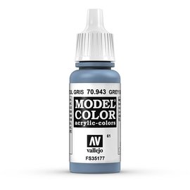 Vallejo Vallejo - Model Color - 943 - Mittelseeblau (Grey Blue), 17 ml