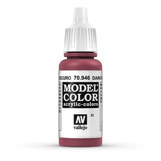 Vallejo Model Color - 946 - Bordeauxrot (Dark Red), 17 ml