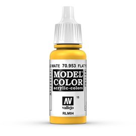 Vallejo Vallejo - Model Color - 953 - Signalgelb (Flat Yellow), 17 ml