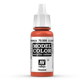 Vallejo Vallejo - Model Color - 956 - Feuerrot (Clear Orange), 17 ml