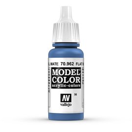 Vallejo Vallejo - Model Color - 962 - Verkehrsblau (Flat Blue), 17 ml