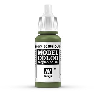 Vallejo Model Color - 967 - Olivgrün Hell (Olive Green), 17 ml