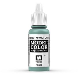 Vallejo Vallejo - Model Color - 972 - Pasteltürkisgrün (Light Green Blue), 17 ml