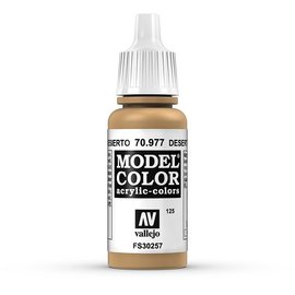 Vallejo Vallejo - Model Color - 977 - Ockergelb Dunkel (Desert Yellow), 17 ml