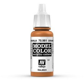 Vallejo Vallejo - Model Color - 981 - Orangebraun (Orange Brown), 17 ml