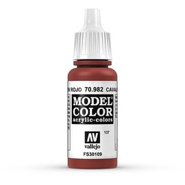 Vallejo Vallejo - Model Color - 982 - Oxidrot (Cavalry Brown), 17 ml