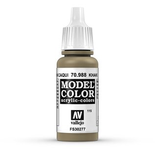 Vallejo Model Color - 988 - Khakibraun (Khaki), 17 ml