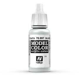 Vallejo Vallejo - Model Color - 997 - Silber (Silver), 17 ml