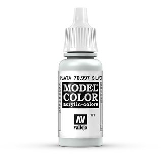 Vallejo Model Color - 997 - Silber (Silver), 17 ml