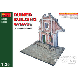 MiniArt MiniArt - Ruined Building w/Base  - 1:35