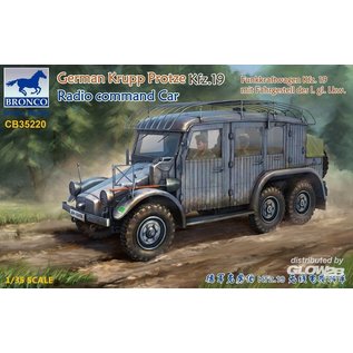 Bronco Models German Krupp Protze Kfz.19 Radio command Car  - 1:35